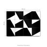 Adesivo de Azulejo Geometric B&W - 45x150 cm - 2