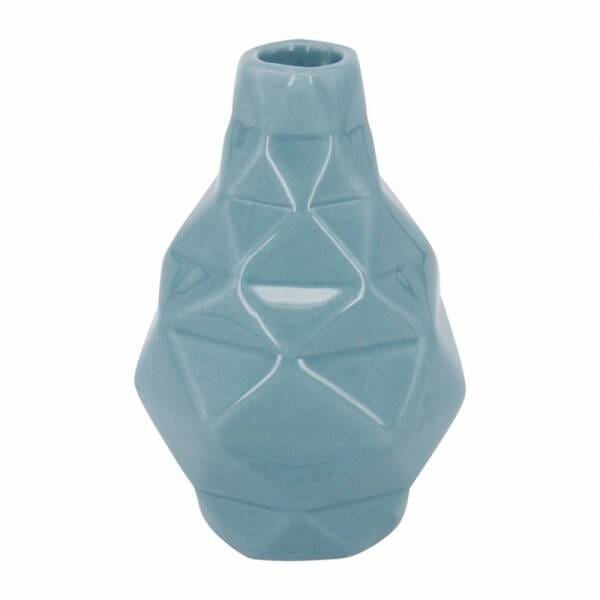 Vaso Decorativo Azul Turquesa - Btc Decorações