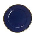 Ver imagem 2 de Souplat De Resina Azul Marinho com Borda De Ouro - Btc Decorações