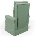 Ver imagem 6 de Kit 02 Poltronas de Amamentação e Descanso Com Balanço Laís G05 Veludo Verde - Mpozenato