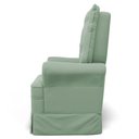 Ver imagem 5 de Kit 02 Poltronas de Amamentação e Descanso Com Balanço Laís G05 Veludo Verde - Mpozenato