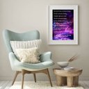 Ver imagem 2 de Quadro Decreto Saint Germain Chama Violeta - 60x48cm:madeira Branca