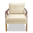 Ver imagem 7 de Kit 2 Poltronas Decorativas De Luxo Frida Linho Pérola - Gran Belo