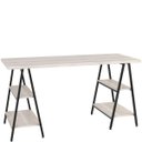 Ver imagem 4 de Mesa para Escritório Estilo Industrial Cavalete Form 150cm Snow - Lyam Decor