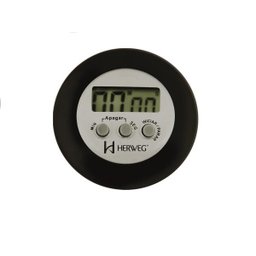 Cronômetro Progressivo Regressivo Temporizador Herweg 3308 Preto - 2