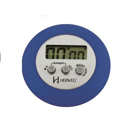 TIMER Temporizador Cronômetro Regressivo Progressivo Azul 3308