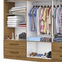 Ver imagem 5 de Guarda Roupa Casal Lu 6 Portas 4 Gavetas Carioca Móveis