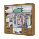 Ver imagem 3 de Guarda Roupa Casal Lu 6 Portas 4 Gavetas Carioca Móveis