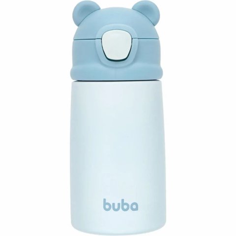 Garrafinha Térmica Buba Parede Dupla Ursinho Azul