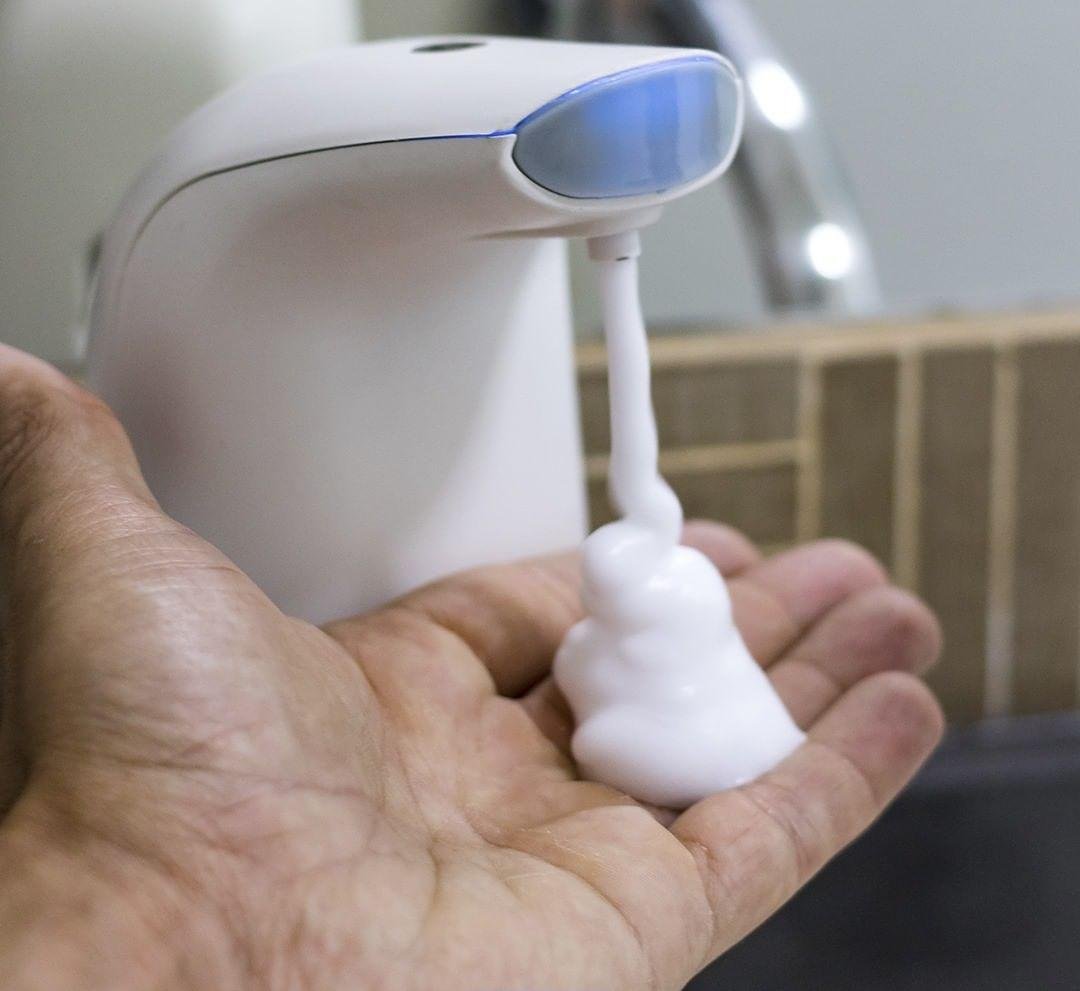 Dispenser de Sabonete Líquido Espuma Higienizador Automático - 1