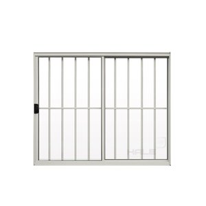 Janela de Correr 2 Folhas C/grade Alumínio Branco 1.00 X 1.20 Linha Modular - Hale