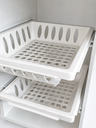 Ver imagem 6 de Fruteira de Cozinha Vitória 2 Cestos Porta Gaveta Multiuso:Branco