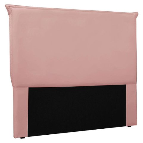 Cabeceira King 1,95m Veneza Veludo Rosa