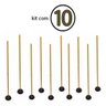 Kit com 10 Estacas de Agilidade com Base 1,60 Rythmoon - 1