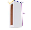 Ver imagem 2 de 1x Arandela Led Efeito Decorativa Parede Teto 5w 15cm Branca 110V St154