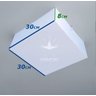 Plafon de Sobrepor Acrilico 30x30 Luminária de Teto para 3 Lâmpadas - Starlumen St30030 - 2