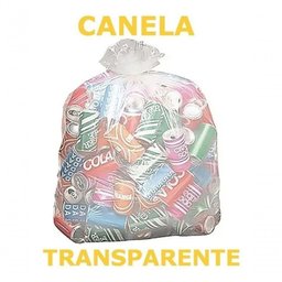 5kg Saco Lixo Canela Transparente 100 Litros Sacos 100l - 1