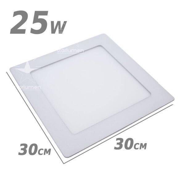 Painel Plafon LED de Embutir 25W 30 x 30cm 6000K Branco Frio St439 - 2