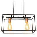 Ver imagem 3 de Pendente Quadra Preto Bivolt Quality para 2 Lâmpadas E27 Qpd1359 St1548