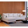 Sofá 4 Lugares Beny com Chaise Esquerdo - Linho Bege - 4