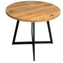 Ver imagem 4 de Mesa Estilo Industrial Redonda 90cm