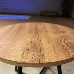 Mesa Estilo Industrial Redonda 90cm - 5