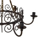 Ver mais imagens de Lustre de Ferro Retrô Para Iluminação de Ambiente Rústico e Vintage