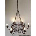 Ver imagem 6 de Lustre de Ferro Retrô Para Iluminação de Ambiente Rústico e Vintage