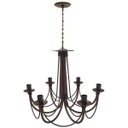 Ver imagem 6 de Lustre Pendente de Teto com 6 Bocais Rústicos para Quarto de Casal