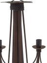 Ver imagem 5 de Lustre Pendente de Teto com 6 Bocais Rústicos para Quarto de Casal