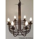 Ver imagem 6 de Pendente Lustre de Metal para Sala de Jantar Rústica Simples