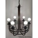 Ver imagem 7 de Pendente Lustre de Metal para Sala de Jantar Rústica Simples