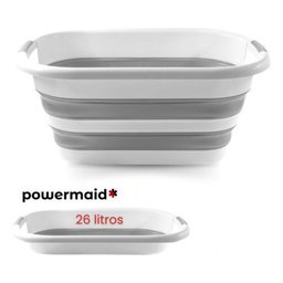 Mop Rodo Esponja com Balde Cesto Dobrável Retrátil 26l - 3
