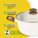 Ver imagem 7 de Jogo de Panelas Antiaderente 10 Peças Cerâmica Tripla Camada Vanilla Brinovar