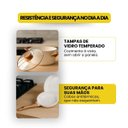 Ver imagem 5 de Jogo de Panelas Antiaderente 10 Peças Cerâmica Tripla Camada Vanilla Brinovar