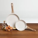 Ver imagem 2 de Jogo de Panelas Antiaderente 10 Peças Cerâmica Tripla Camada Vanilla Brinovar