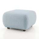 Ver imagem 5 de Puff Decorativo para Sala Orgânico Nara 60 cm Base Fixa Bouclê Ted D03 - D'Rossi