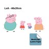 Adesivo de Parede Família Peppa Pig - 3