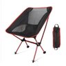 Cadeira Dobrável Camping Pelegrin PEL-0577 Preta e Vermelha Portátil - 3
