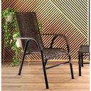 Ver imagem 1 de Cadeira Famais Bela Tramada Ferro Liso Artesanal