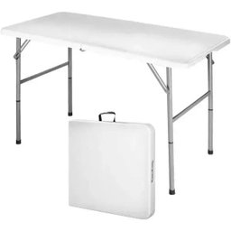Mesa Dobrável Pelegrin Pel-211B com Altura Ajustável Vira Maleta - 1