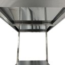 Ver imagem 5 de Mesa Aço Inox Industrial 190x70x90 cm Plano Liso Nortinox Stander