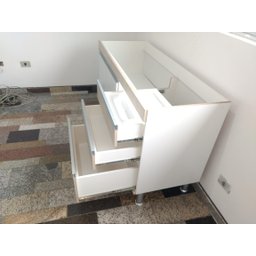 - Gabinete para Pia de Cozinha 1,50m Donatello Branco Fosco 100% Mdf 15mm Rino Móveis - 2