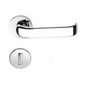 Fechadura Banheiro Imab Duna Roseta Redonda Cromada 40mm