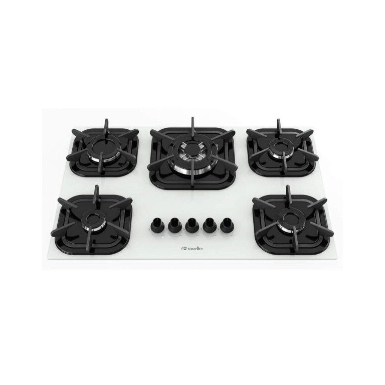 Cooktop 5 Bocas com Queimador Tripla Chama Mueller