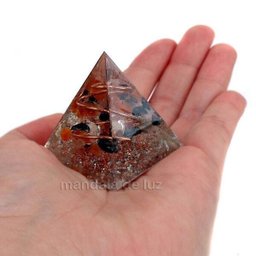 Orgonite Pirâmide Cobre 4cm - 5