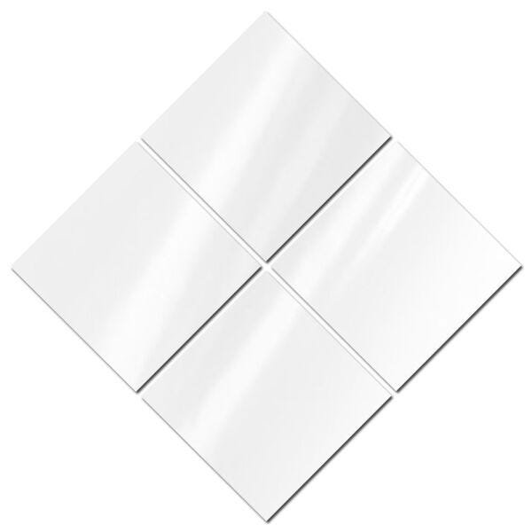 Espelhos de Vidro Decorativos Quadrados Diagonais 70 X 70 Cm - 1