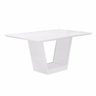 Mesa de Jantar Retangular Tampo MDF/Vidro Alemanha Leifer Flex Color - 1