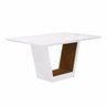 Mesa de Jantar Retangular Tampo MDF/Vidro Alemanha Leifer Flex Color - 2