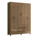 Ver imagem 1 de Guarda Roupa Casal Fit 6 Portas e 2 Gavetas Jequitibá - Santos Andirá